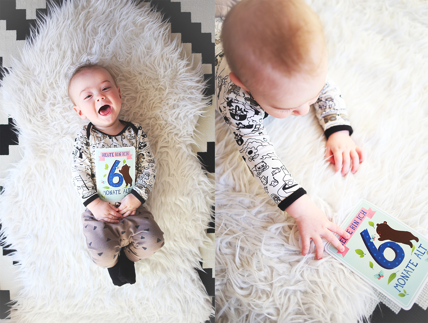 Baby-Update-6-month-Monate-Babyglueck-Post-26-Wochen-Babyboy-Elternglueck-Milestone-Baby-Cards-Wunderhaftig